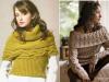 Дамски пуловери, плетени с плитки: модели и описание на работата